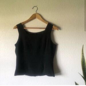 Vintage Classiques Entier Silk Cropped Tank S